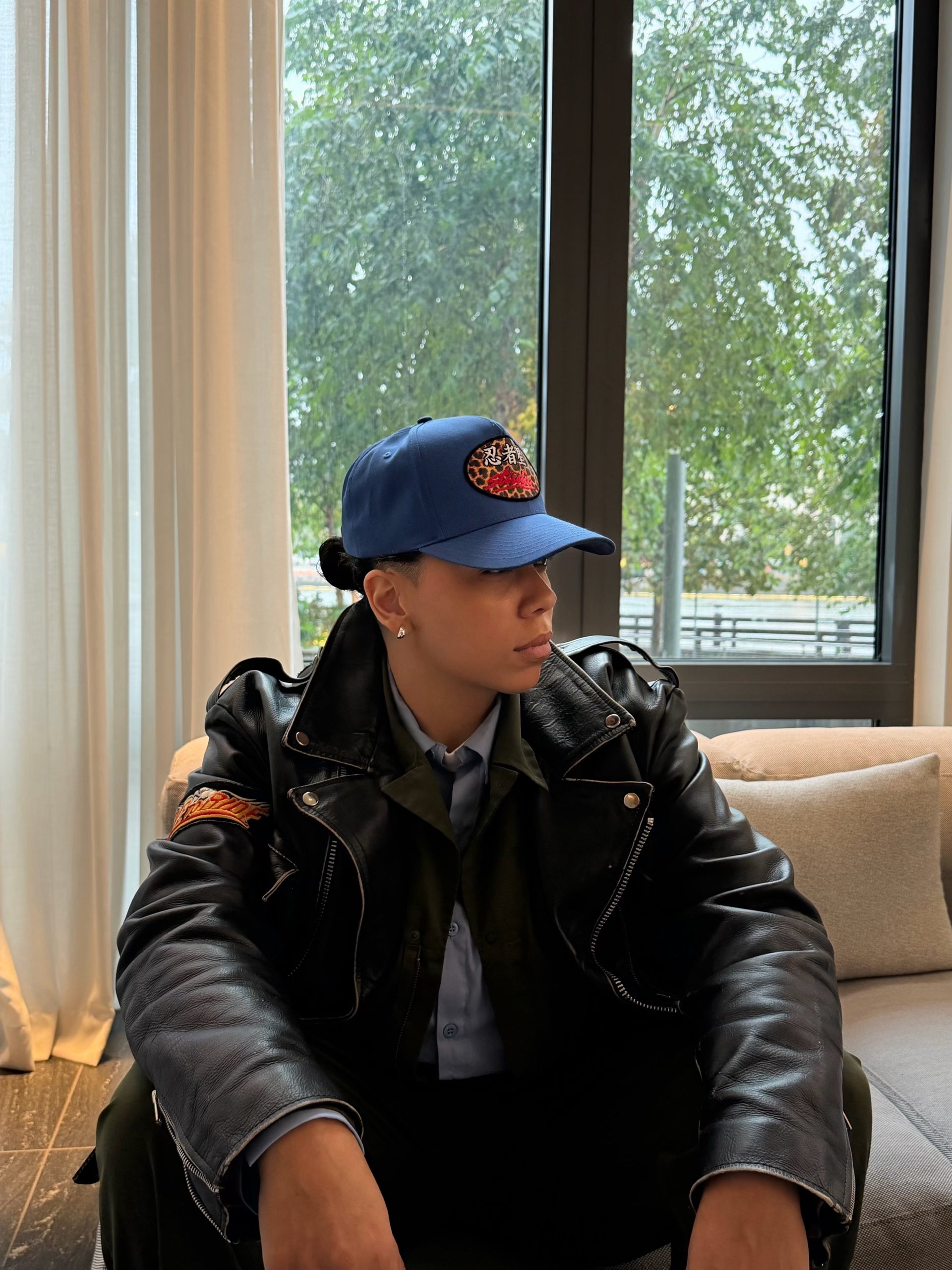 5 Panel Structured Kanji Hat